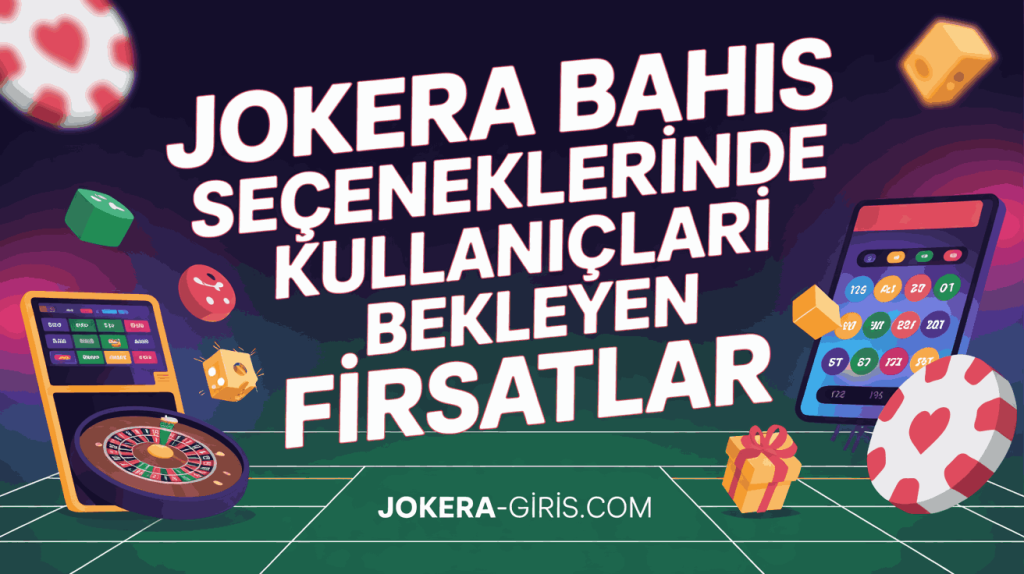 jokera bahis seceneklerinde kullanicilari bekleyen firsatlar