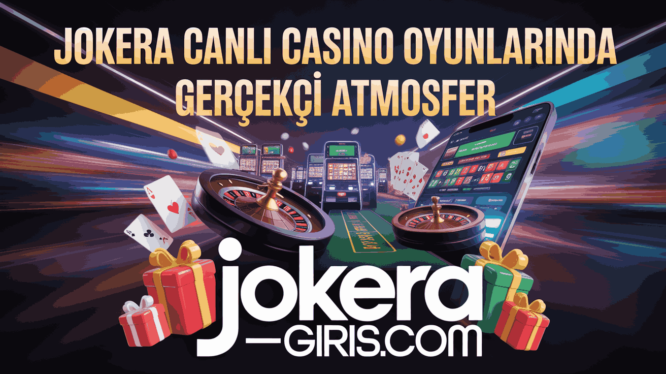 Jokera Canlı Casino Oyunlarında Gerçekçi Atmosfer
