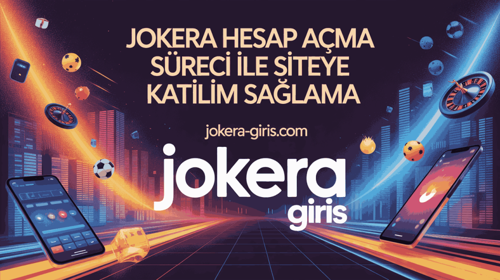 jokera hesap acma sureci ile siteye katilim saglama