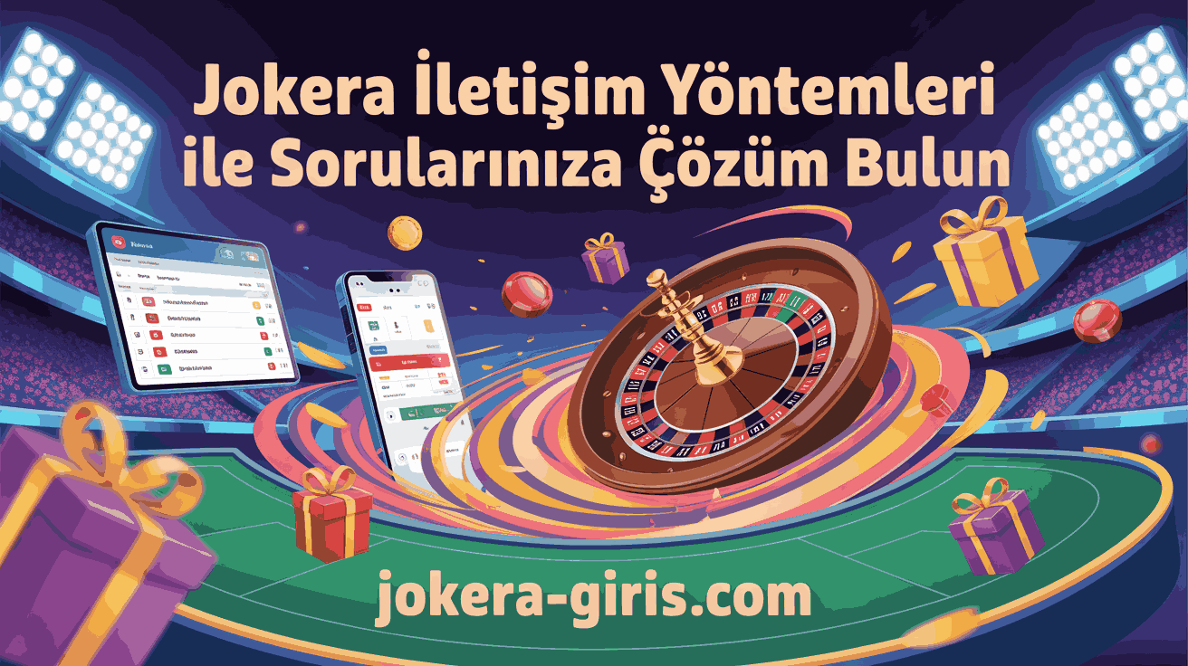 Jokera İletişim Yöntemleri ile Sorularınıza Çözüm Bulun