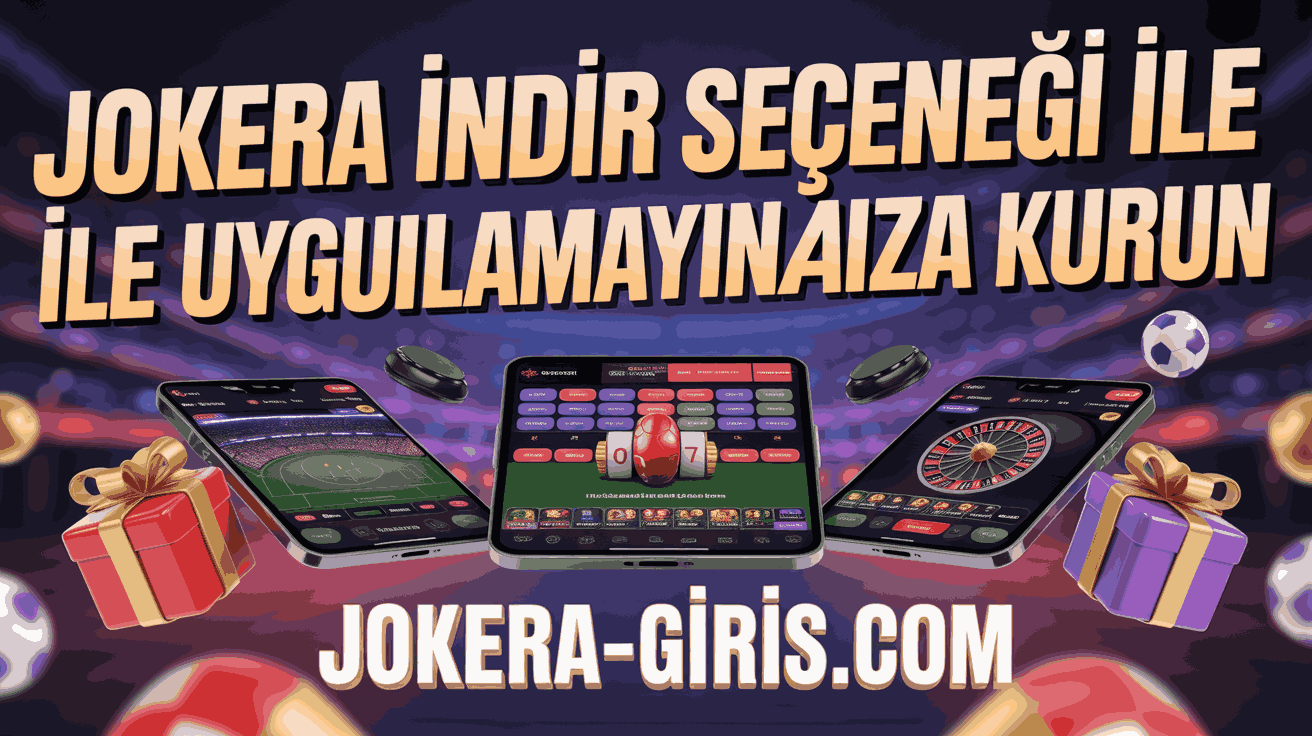 Jokera İndir Seçeneği ile Uygulamayı Cihazınıza Kurun