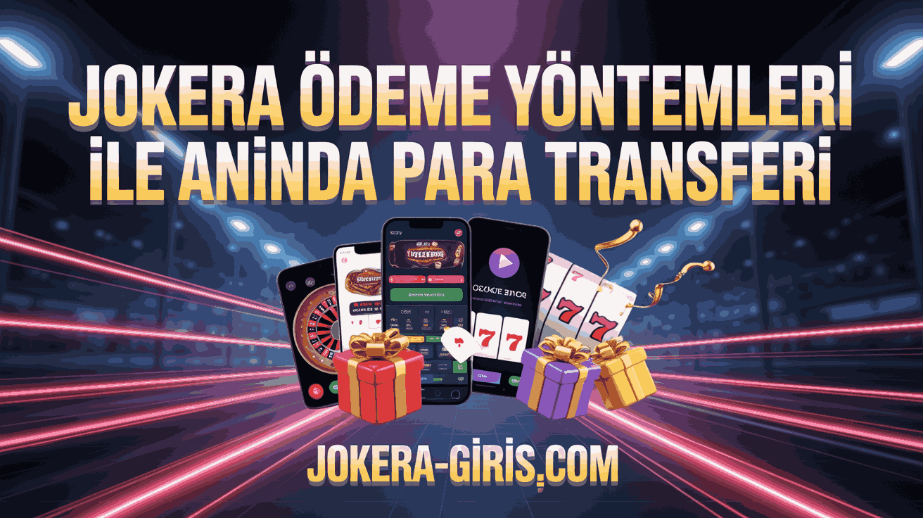 Jokera Ödeme Yöntemleri ile Anında Para Transferi