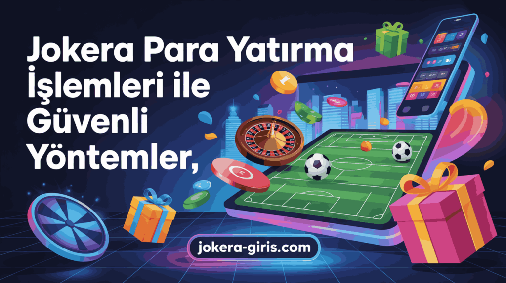 jokera para yatirma islemleri ile guvenli yontemler