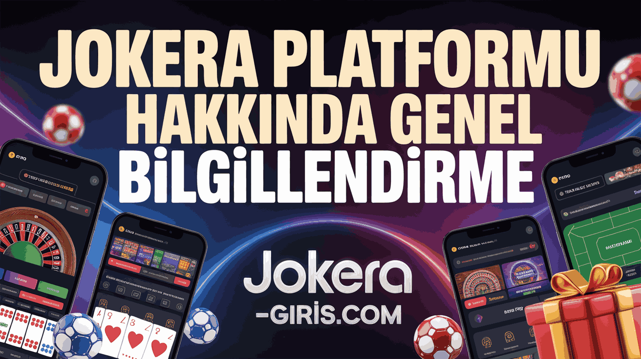 Jokera Platformu Hakkında Genel Bilgilendirme