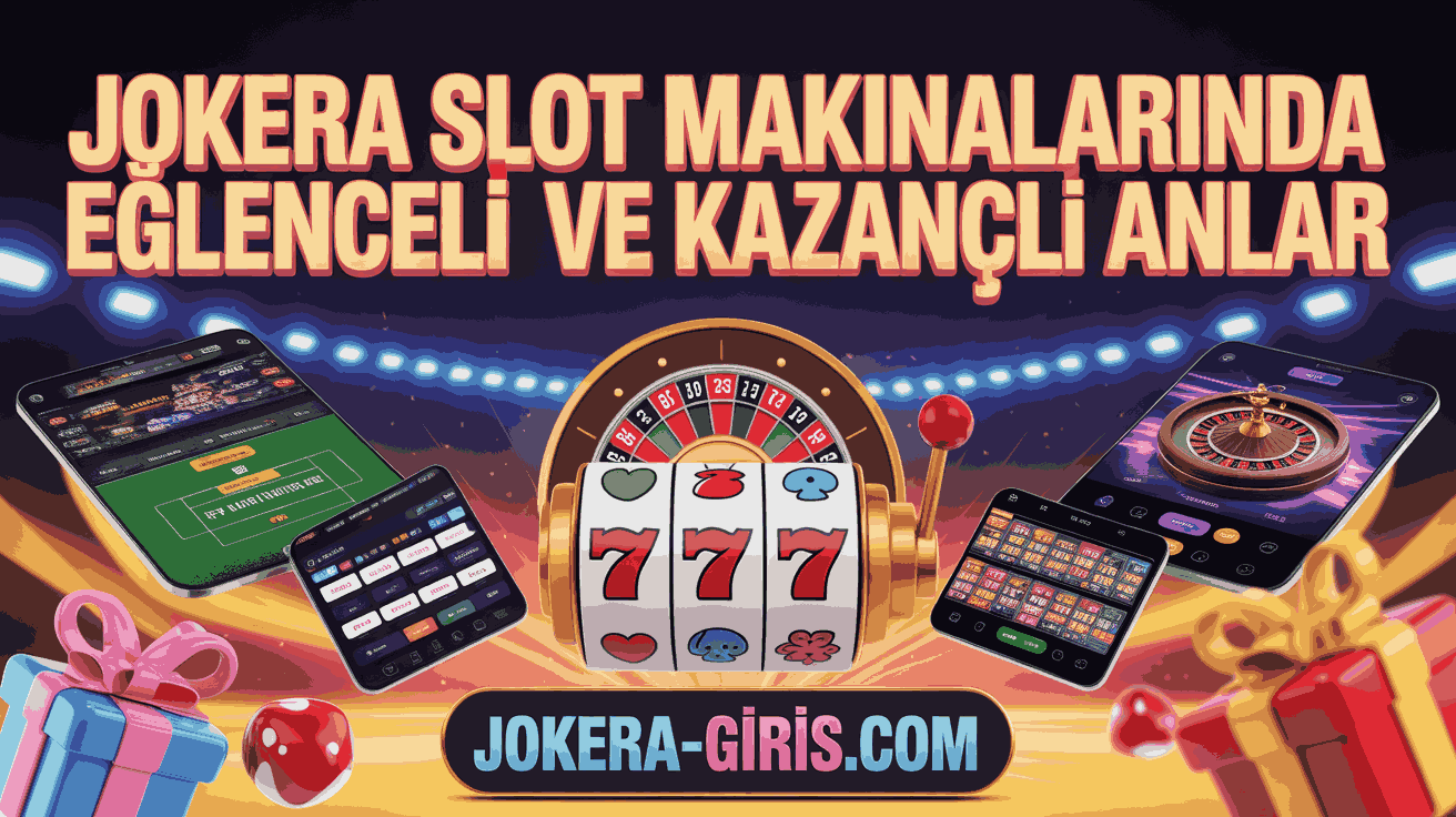 jokera slot makinalarinda eglenceli ve kazancli anlar
