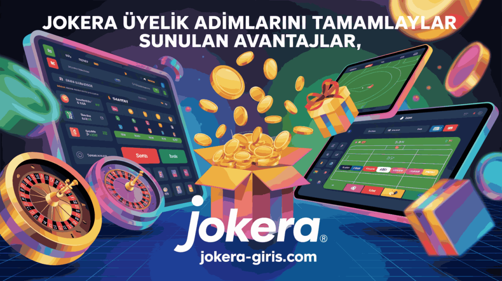 jokera uyelik adimlarini tamamlayanlara sunulan avantajlar