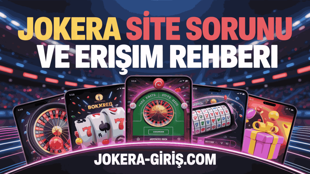 jokera site sorunu ve erisim rehberi