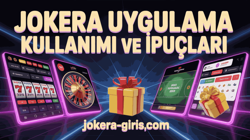 jokera uygulama kullanimi ve ipuclari