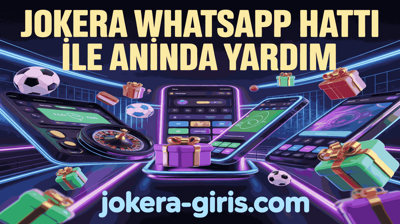 Jokera Whatsapp Hattı ile Anında Yardım