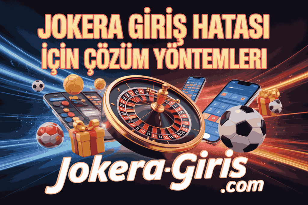 jokera giris hatasi icin cozum yontemleri