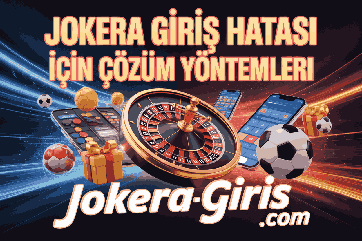 Jokera Giriş Hatası İçin Çözüm Yöntemleri
