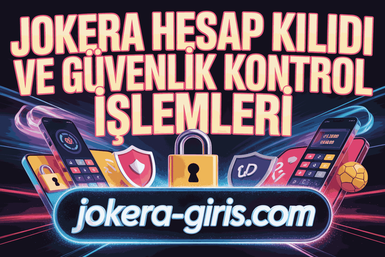 Jokera Hesap Kilidi ve Güvenlik Kontrol İşlemleri