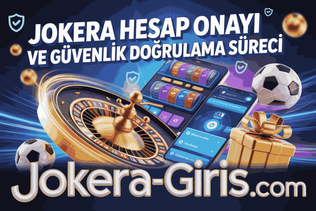 jokera hesap onayi ve guvenlik dogrulama sureci