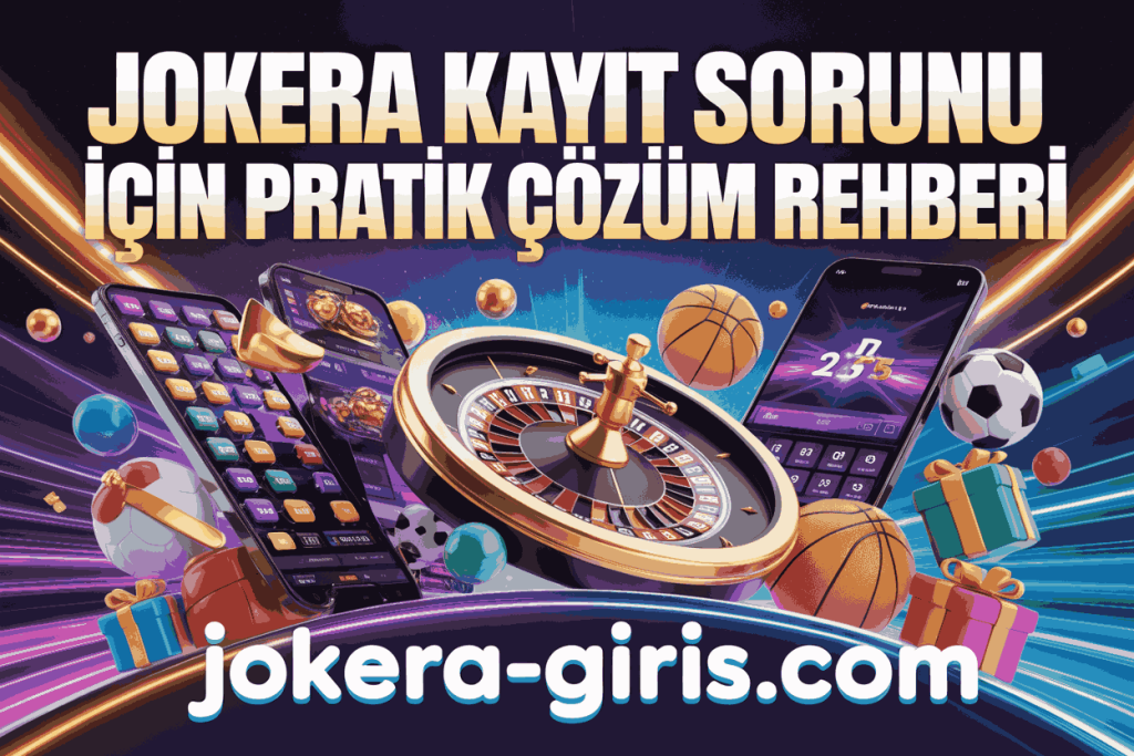jokera kayit sorunu icin pratik cozum rehberi