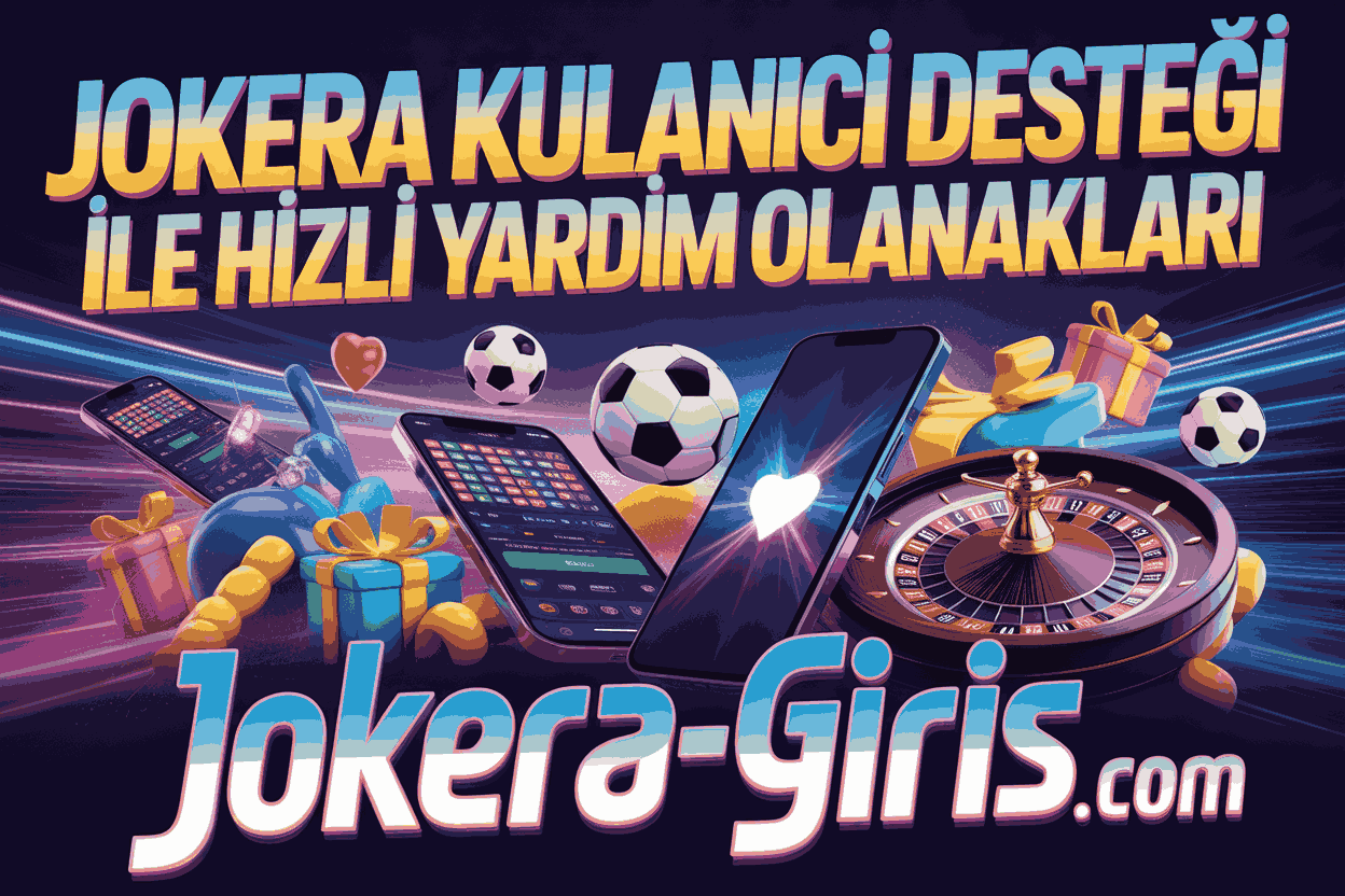 Jokera Kullanıcı Desteği ile Hızlı Yardım Olanakları