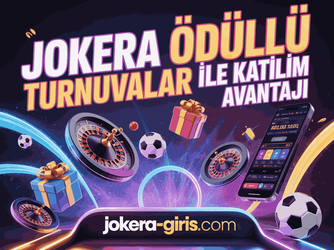 Jokera Ödüllü Turnuvalar İle Katılım Avantajı