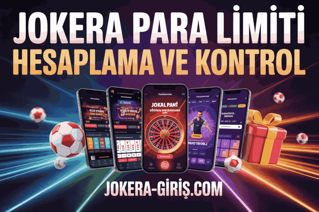 jokera para limiti hesaplama ve kontrol
