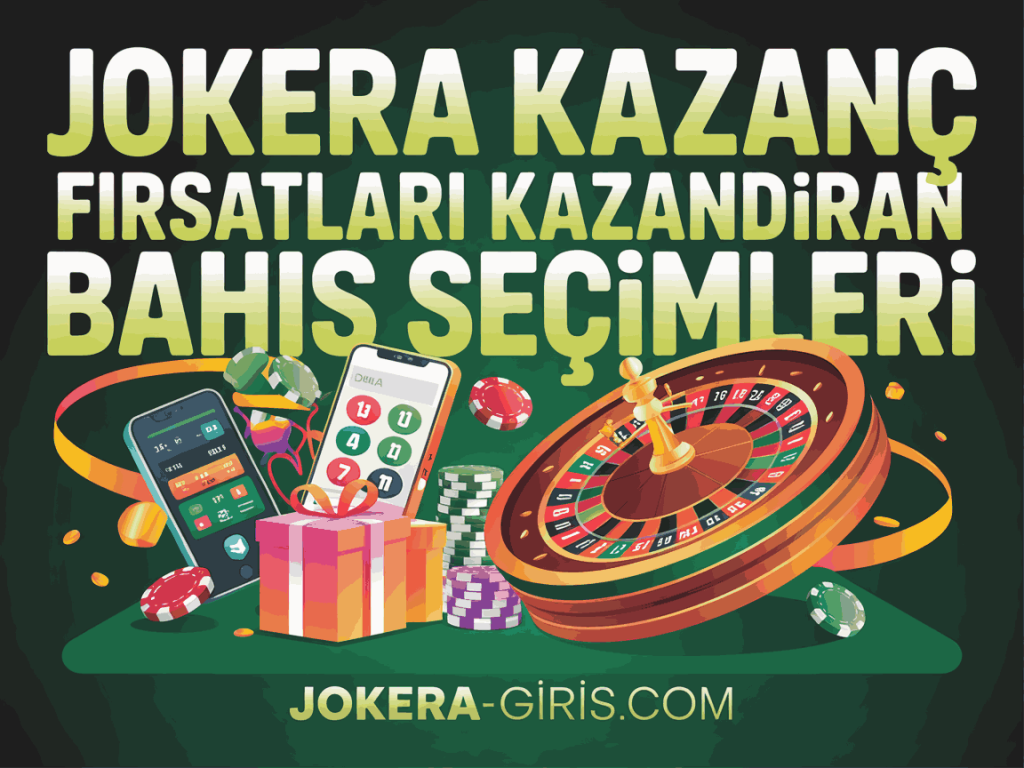 jokera kazanc firsatlari kazandiran bahis secimleri