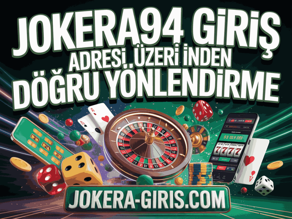 jokera94 giris adresi uzerinden dogru yonlendirme