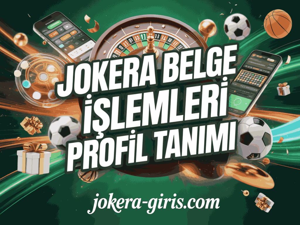 jokera belge islemleri profil tanimi