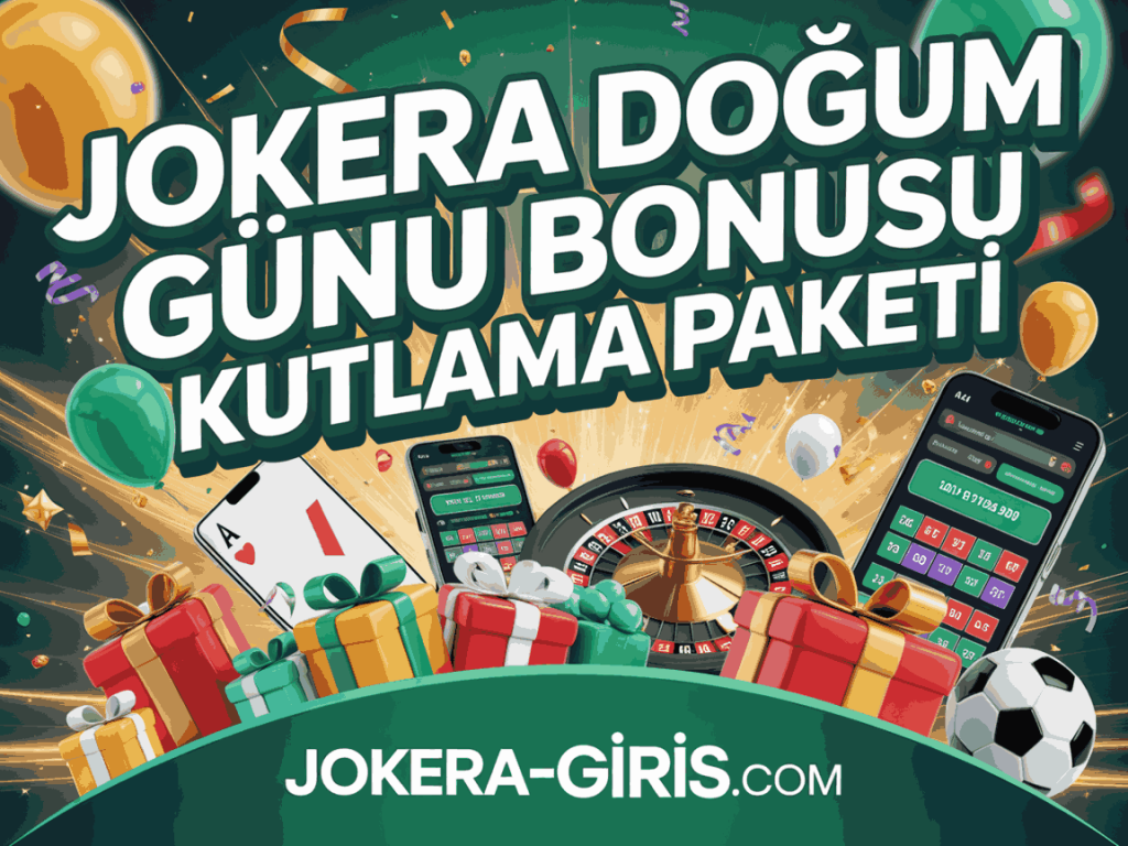 jokera dogum gunu bonusu kutlama paketi