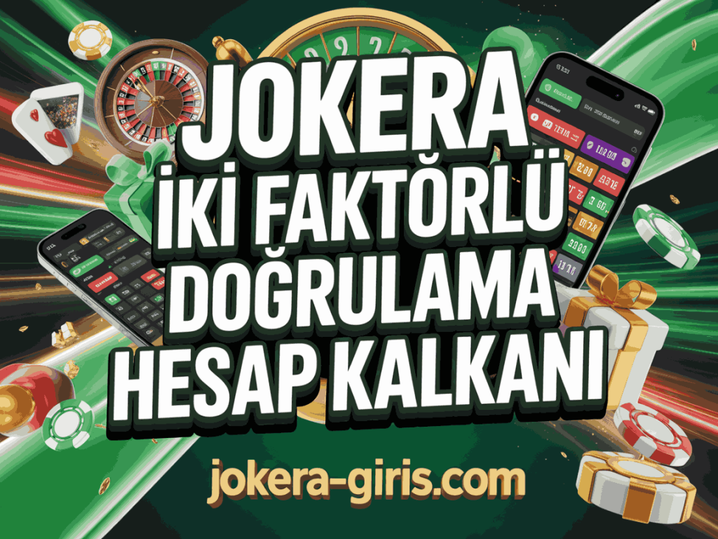 jokera iki faktorlu dogrulama hesap kalkani