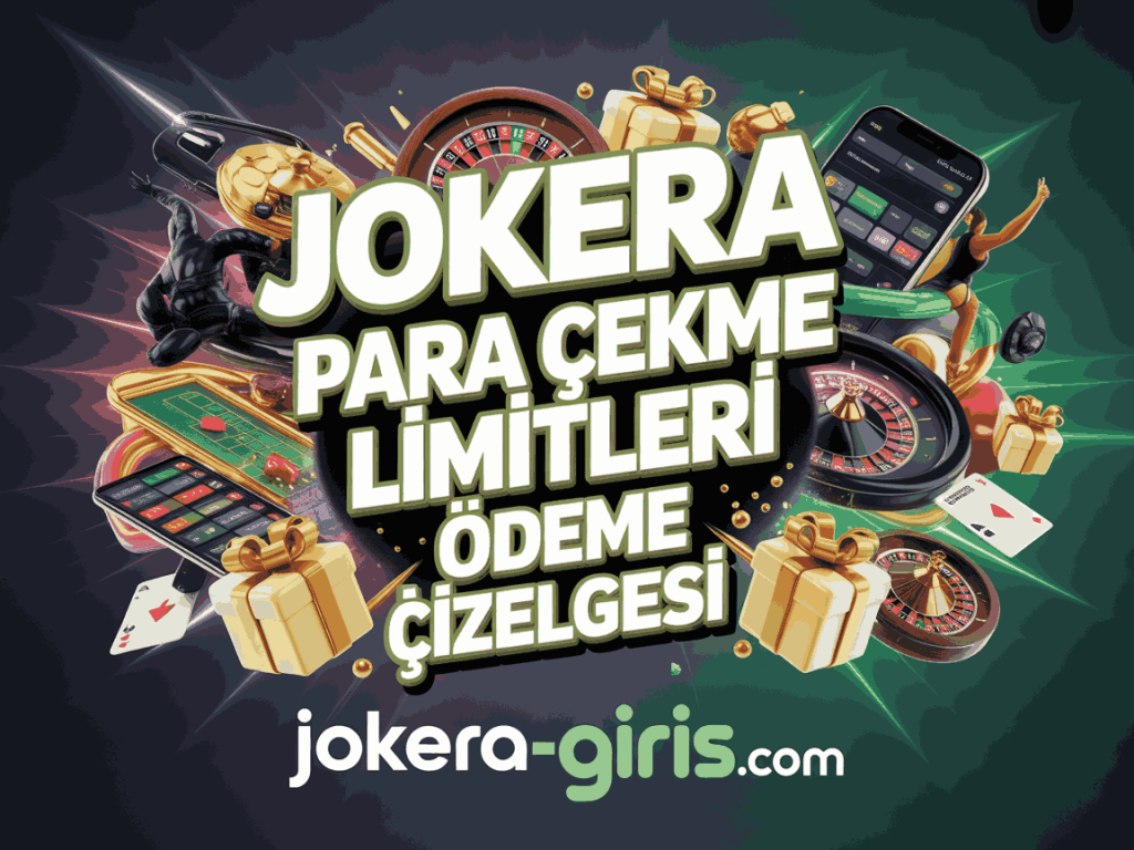 jokera para cekme limitleri odeme cizelgesi